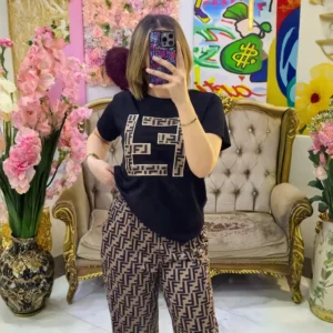 طقم صيفي نسائي النعومة والجمالية FLD033